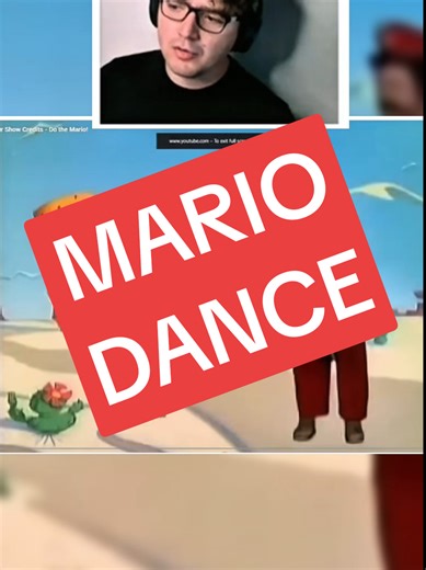 Did the Mario Dance Live on Stream! #mariodance #mario ##nintendo #retro
