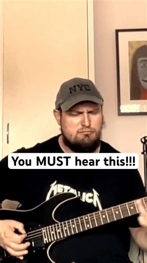 This cool metal riff works really well in both clean and distorted guitar FX #guitarriff #metal