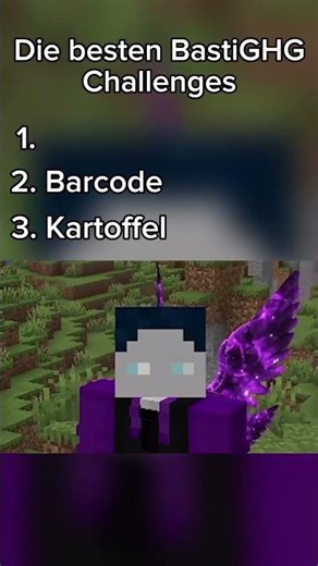 The best BastiGHG challenges #minecraft #bastighg #twitch #funny #german #shorts