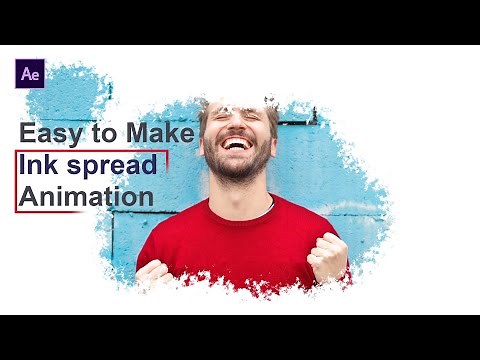 Create Ink spread animation in after effects | After effects tutorial