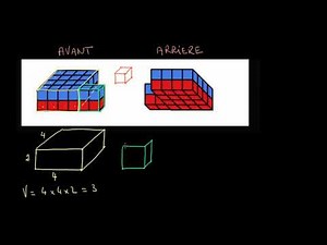 Décomposer un solide en cubes unités pour en déterminer le volume