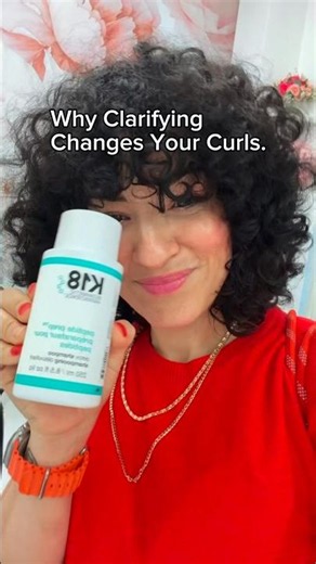 Why Clarifying Changes Your Curls. #curlyhair #curlyhairbyrocol #k18results #hair
