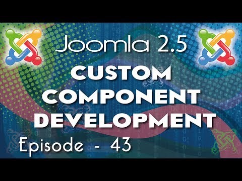 Joomla 2.5 Custom Component Development - Ep 43 How to use Joomla JTable in your Component part2