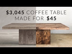 Basics of Woodworking | How to Sand, Stain, and Finish Furniture | RH Coffee Table Build