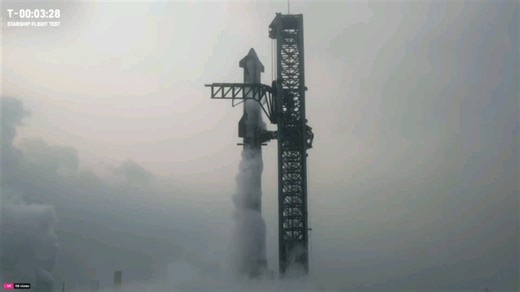 SpaceX第四次试飞（Space频道直播间录屏）