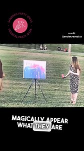 8.8K views · 58 reactions | Creative Gender Reveal Idea #genderrevealpainting #painting #g#genderrevealideas | Sandra's Party Ideas | Facebook