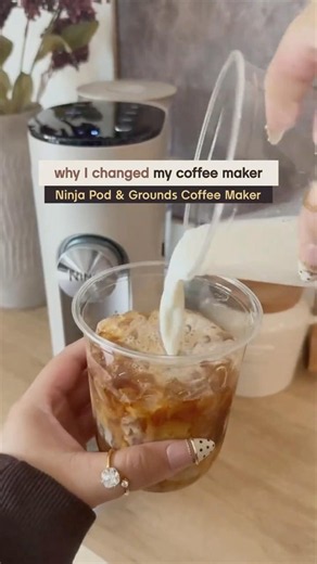 Ninja Coffee Maker ☕️ K-Cup + Ground Coffee | Milk Frother & 4 Brew Styles