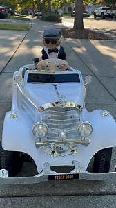 Thank you Mike Cicio and Family for the beautiful new Mercedes 540K! 😻 It sparkles like a diamond and purrs like a kitten! 😹 Mom made us cool matching flat caps to go with our cool new car! 😎 Thank you so much!!! 😊 #happycat #grateful #thankyou #love #friends #cool #newcar #fun #smile #catsofinstagram #lucky #mercedes #flatcap #nodrama #llama #tigerjojo #reels | Tiger JoJo