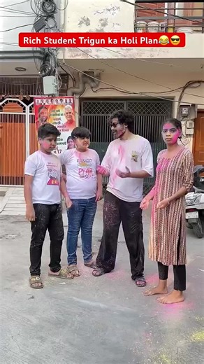 Rich Student's Hilarious Holi Celebration Plan