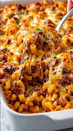 Cheesy Beef Pasta Bake | Easy Comfort Food Dinner Recipe