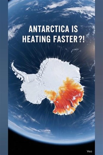 Antarctica’s SHOCKING Temperature Rise Explained #globalwarming #sciencefacts #didyouknow #earth