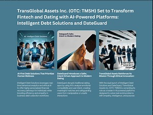 TransGlobal Assets Inc. (OTC: TMSH) Set to Transform Fintech and Dating with AI-Powered Platforms: Intelligent Debt Solutions and DateGuard