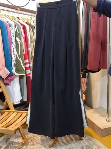 Classic Wide-Leg Dress Pants for Women — Trending Korean Baggy Style