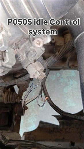 P0505 idl control system malfunction #p0505 #toyota