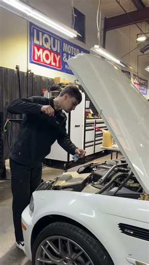 It never gets easier🫠 #work #mechanic #technician #mechaniclife #autoshop #bmw #fyp #shorts