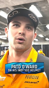 8.4K views · 139 reactions | Now that Pato O'Ward's #Indy500 helmet is safe and at the track, he can't wait to debut it on Friday. | INDYCAR on FOX | Facebook