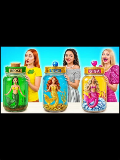 We Build Amazing Doll House for Mermaid| poor vs rich#multidogirls #english #uktiktok🇬🇧uk #spanishtiktok #english