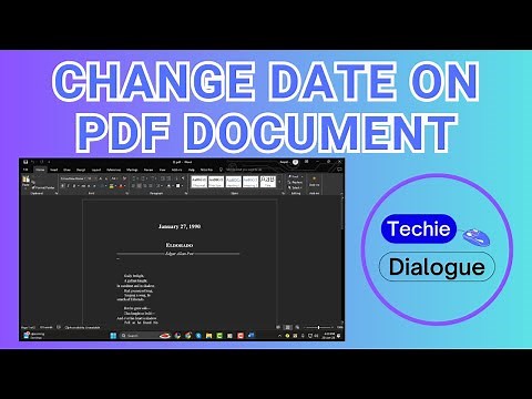How to Change Date on PDF Document - Full Guide (2025)