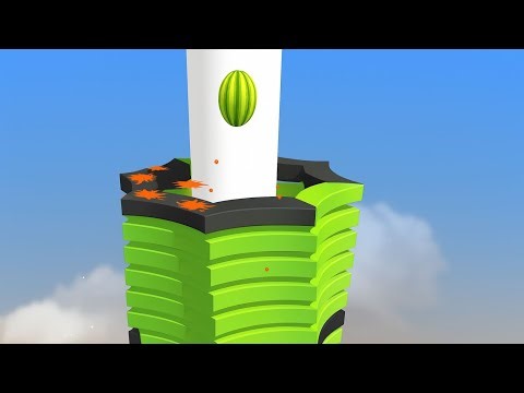 🔥Stack Ball 3D Game Crazy Helix Jump Smash Ultimate Stack Ball Gameplay Fun Mobile Challenge 2025 🎮