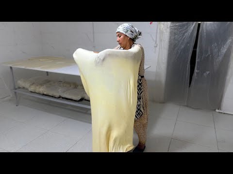 UZBEK Amazing COOKING Technologies | 10 LAYER DOUGH Legendary BUKHARA Flatbreads