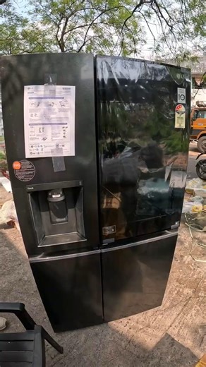 Fridge Door Install Kar Diya ✔️ | Ab Ready Hai Moving Ke Liye 🚚 #fridge #door #transport #shorts #lg