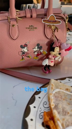 Bag of the day! Coach Mini Rowan Disney Mini Mouse Mickey Mouse Robin Cookie