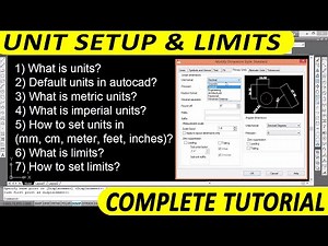 UNIT SETUP IN AUTOCAD || HOW TO SET UNIT IN AUTOCAD IN HINDI || AUTOCAD