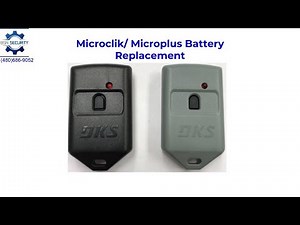 Doorking Microclik/ Microplus Battery Replacement