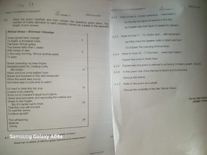 4.2 Answer the questions based on the poem extract below: 4.2.... | Filo