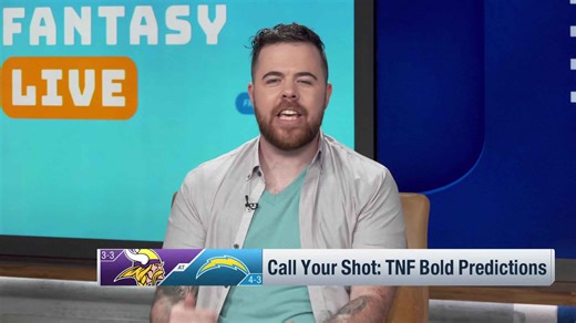 Week 8's 'TNF' bold predictions 'NFL Fantasy Live'