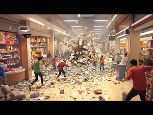 Massive 7.4 Earthquake Caught on Camera – Real Footage You Must See! | Natural Disaster Earthquake