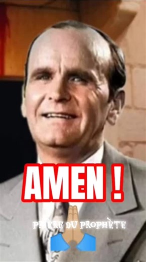 La prière du prophète William Branham à l'église