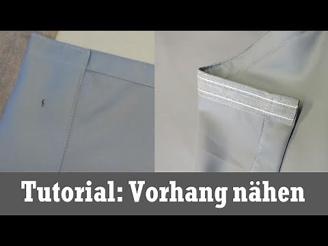 Tutorial: Sewing a curtain
