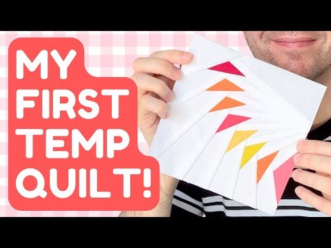 Starting My First Temperature Quilt | Beginner Quilt Project Reveal
