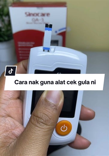 Cara Guna Mesin Cek Gula Dengan Betul dan Mudah