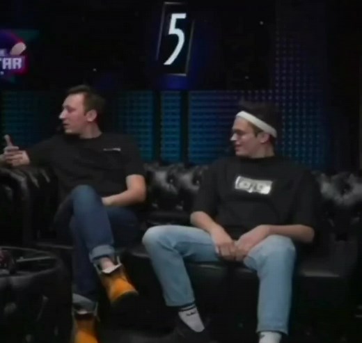 Casual Conversation on a Cozy Couch