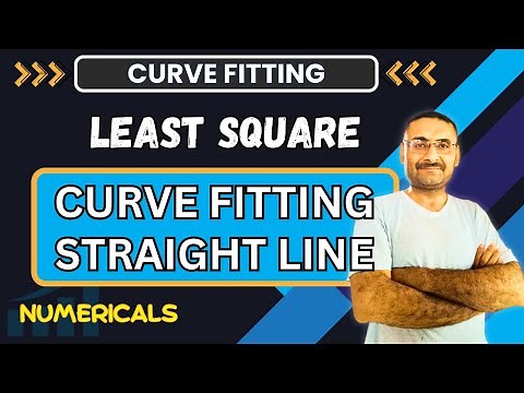 Least Square Method | Curve Fitting by Numerical Method | Straight Line | Btech | BCA | Bcom BSc JEE