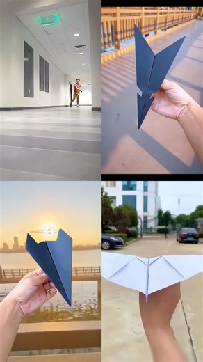 best 4 easy paper plane tutorial #shorts