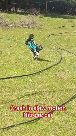 crash in slow motion rc car #rcdrift #rccar #kyosho #crash