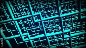 Colorful animation of bright particles flying horizontally. Dynamic particles randomly float in slow motion in space. Shimmering sparkling particles. Real colored particles in the air. 3d. 4k