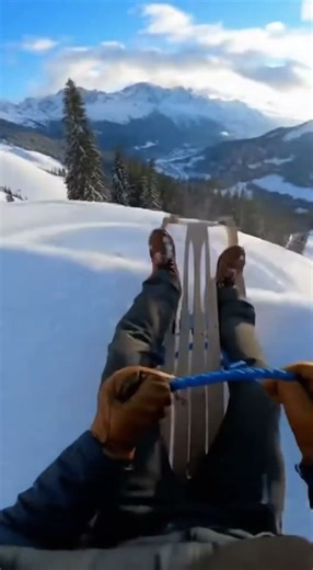 extreme sledding