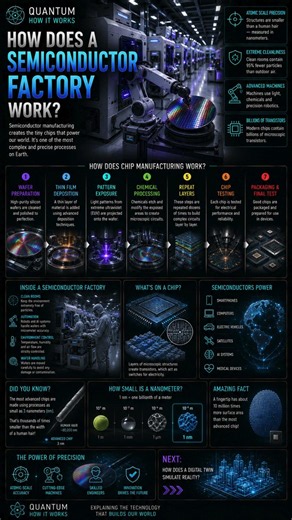 Quantum How It Works | Manufacturing | How Does A Semiconductor Factory Work? #howitworks