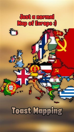 Just a normal map of Europe :) #shorts #mapping #europe #germany #countryballs