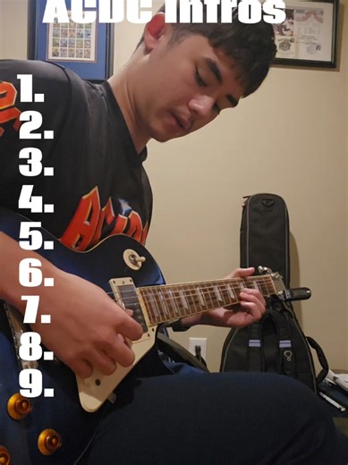 ACDC Intros. Comment your favorite one #acdc #guitar