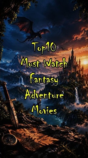 Top 10 must watch fantasy adventure movies #movierecommendation #fantasy #adventuremovie