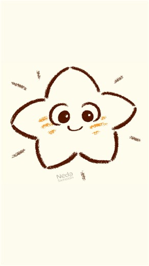 How To Draw A Star - Easy Step by Step Tutorial #cutethingstodraw #cute #cartoon #beginnerdrawing