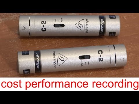 condenser microphone Behringer C-2 sound test, FLUXION A-432 300B / 2A3 switchable amp 허송세월공학실험실