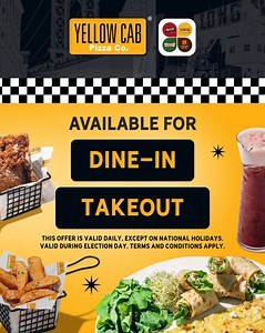 12K views · 34 reactions | Get 50% OFF at Yellow Cab Pizza when you...