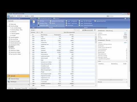 Teil 2 Microsoft Dynamics NAV - Navision - Warenwirtschaft im innovativen Rollenspiel