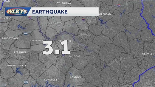 Earthquake reported near Lancaster, KY